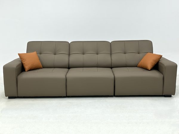 Small Leather Sofa Electric Sofa for Apartment Space-Saving & Stylish - Image 2