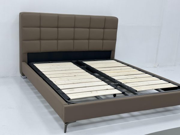 Modern Leather Bed Frame Queen Size