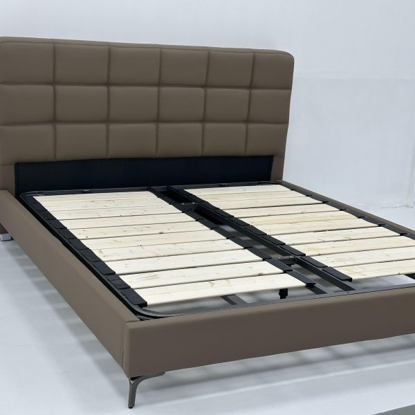 Modern Leather Bed Frame Queen Size