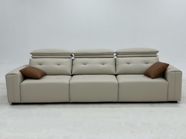Leather Futon Sofa Converts to Bed in Seconds Electric Sofa for Apartment