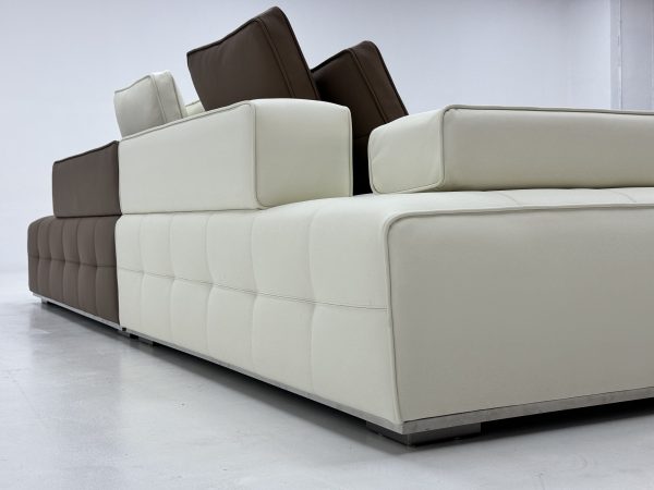 Top-Grain Leather Sofa Color Matching Timeless Luxury for Your Living Room - Image 3