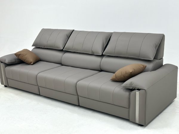 Leather Chaise Lounge Sofa Fully Automatic Perfect for Reading & Relaxing - Image 4