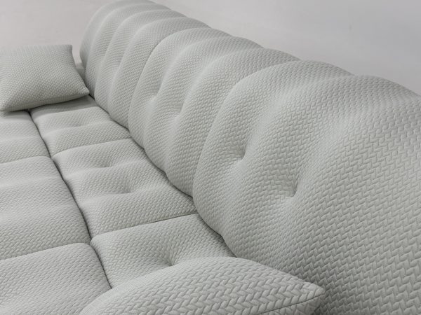 Fully electric multifunctional leather sofa easy to move - Image 3