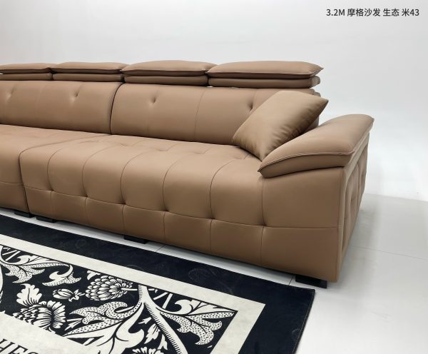 Genuine Leather Sofa Set Handcrafted for Ultimate Comfort & Durability - Image 3