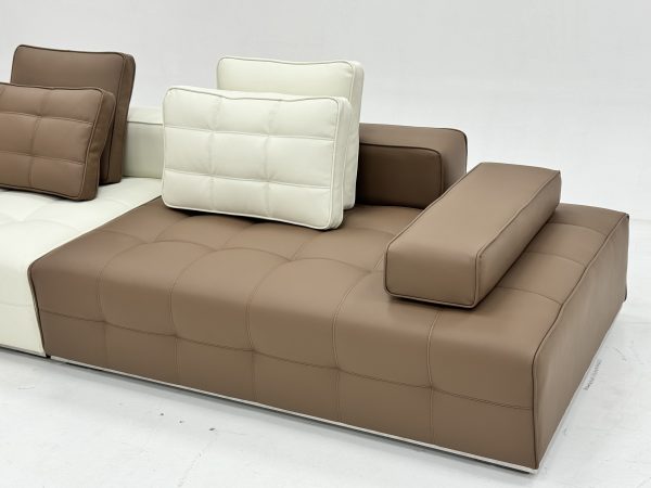 Top-Grain Leather Sofa Color Matching Timeless Luxury for Your Living Room - Image 2