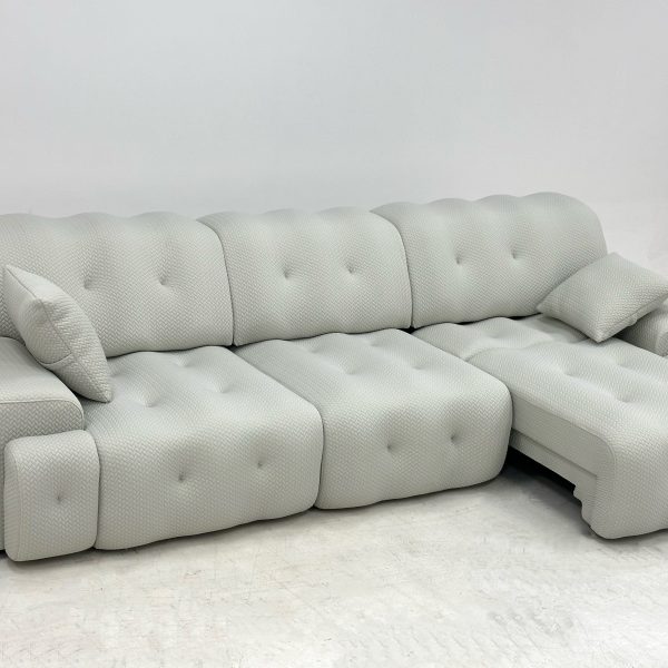 Fully electric multifunctional leather sofa easy to move