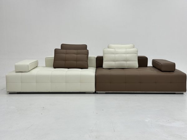 Top-Grain Leather Sofa Color Matching Timeless Luxury for Your Living Room