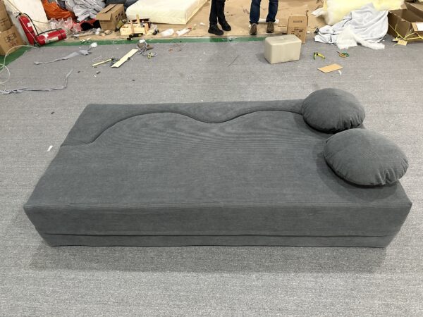 Modern Vacuum Compressed Sofa Tofu Height Density Sponge Modular Sofa - Image 5