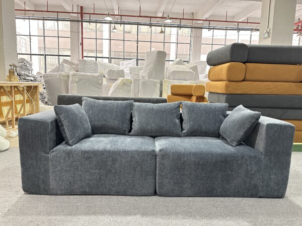 Wholesale Velvet Sofa Apartment Compressed Modular Sectional Vacuum Pack Corduroy Corner Sofa Couch