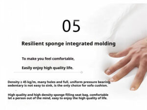High density resilience sofa sponge cushion