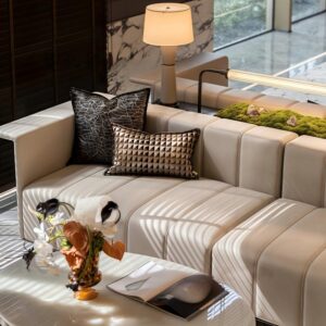 Commercial lobby sofa custom size service